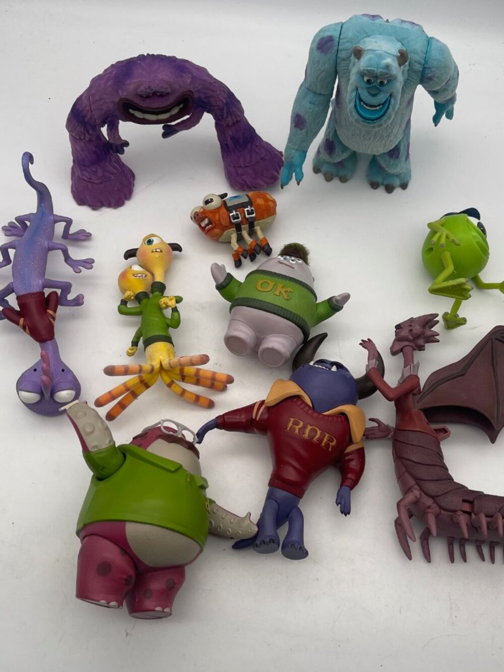 Lot of 10 Disney Store Monsters University Deluxe Action Figure Set T21 Good con